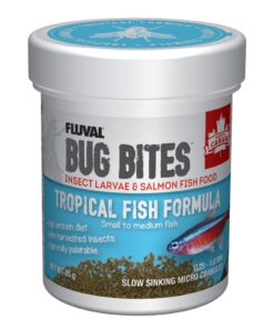 Fluval Bug Bites Tropical Micro Granules - Premium Fish Food for Tropical Fish