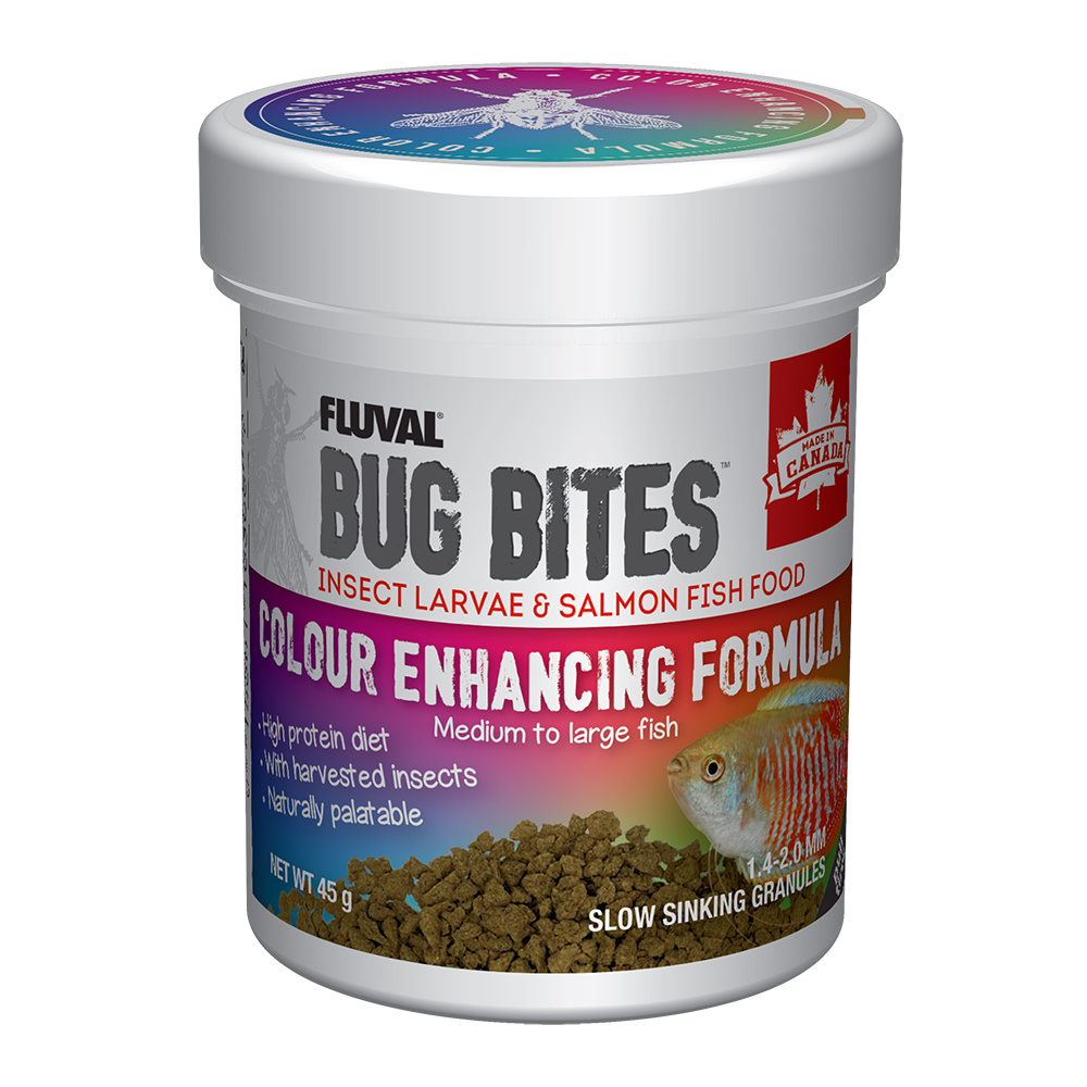 Fluval Bug Bites Colour Enhancing Formula: Aquarium Fish Food with Vibrant Colors - Product Image